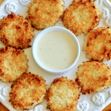 Easy homemade chicken nuggets fresh out of the oven